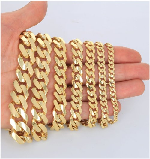 Monaco Gold Chain Bracelet Collection