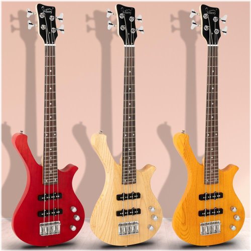 Mahogany Body Electric Bass for Beginners