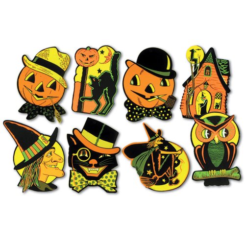 Retro Halloween Cutouts