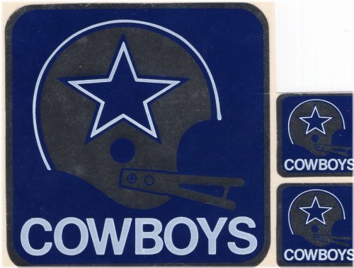 Cowboys Foil Sticker Set