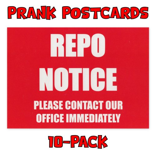 Prankster's Repo Postcard Set