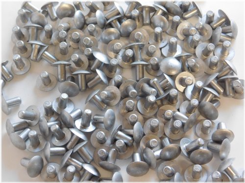 Aluminum Brazier Head Rivets - Heavy Duty