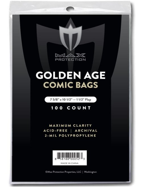 Golden Shield Comic Book Sleeves - Pack of 100