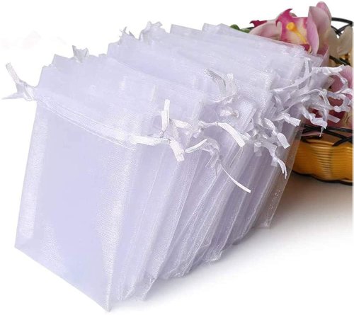 Cherished Moments Organza Drawstring Pouches