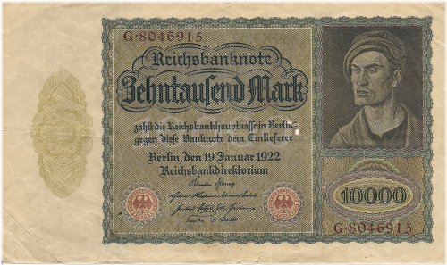 Mark of Dürer: The Haunting 10,000 Mark Note from 1922