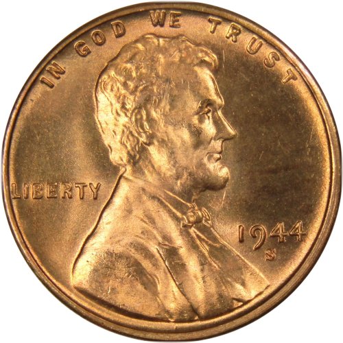 1944 S Lincoln Wheat Cent BU Uncirculated Mint State Bronze Penny