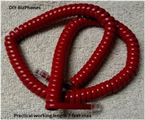 Cherry Twist Handset Cord