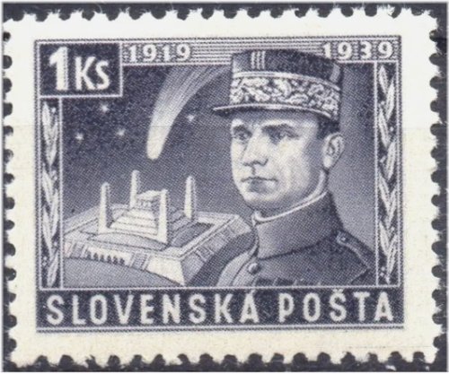 Stefanik's Astronomical Stamp from 1939