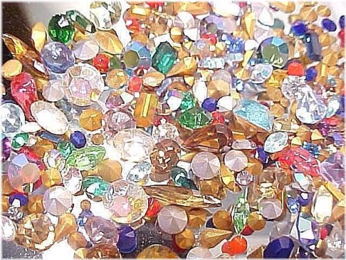 Austrian Crystal Treasure Trove - Vintage Loose Rhinestones for Jewelry Repair and Crafting