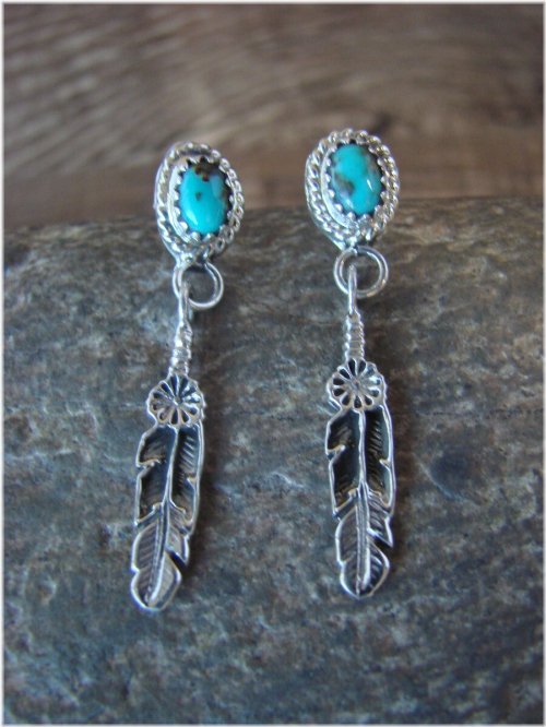 Southwest Spirit Feather Earrings