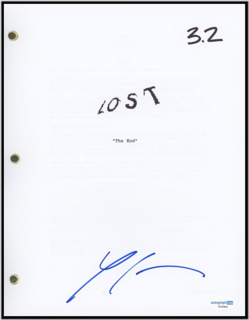 Lost Script Autograph by Ken Leung as Miles Straume
