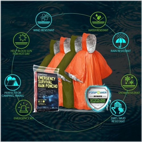 StormShield Survival Poncho Pack