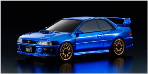Chrome Blue 60th Anniversary Subaru Impreza STI Mini Z Body