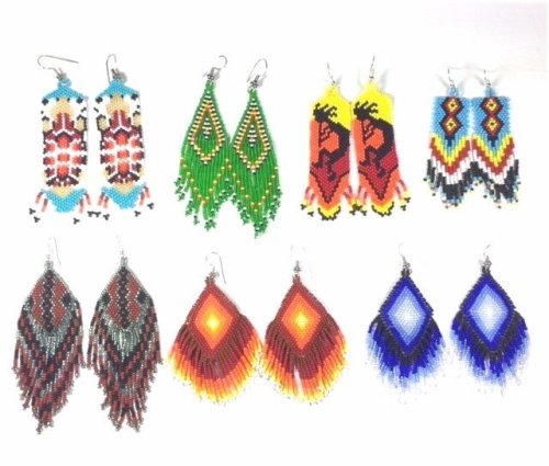 Beaded Chandelier Earrings