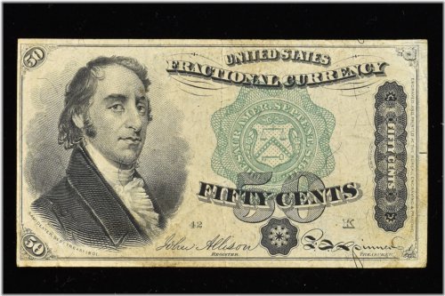 50 Cent Dexter Fractional Note - Very Fine, 4th Issue