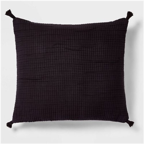 Midnight Double Cloth Decorative Throw Pillow