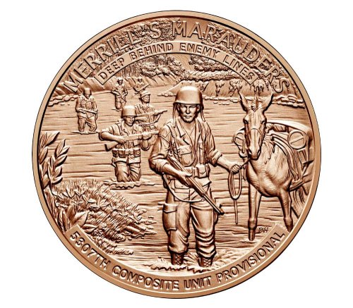 Merrill's Marauders Burma River Crossing Commemorative Medal