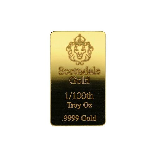 Scottsdale Mint Fractional Gold Bar