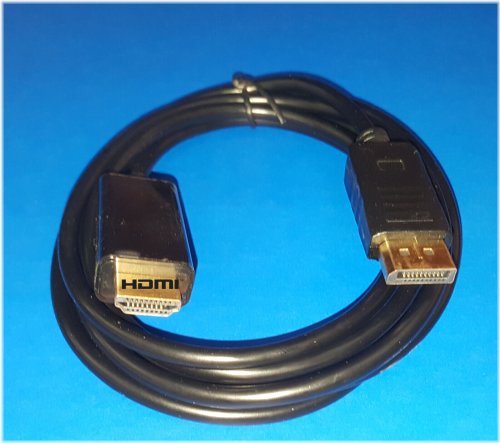 DisplayPort to HDMI Video and Sound Converter Cable