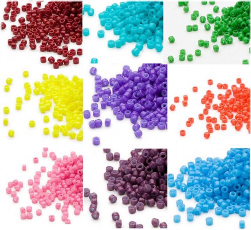 Miyuki Delica Seed Beads Set - Opaque Colors (1200 beads)