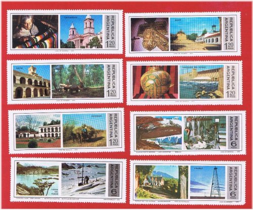 Argentine Landmarks Stamp Set
