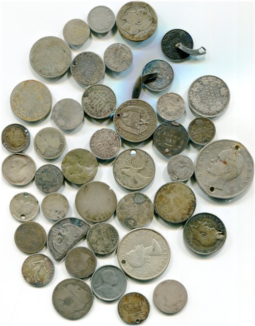 Global Silver Assorted Coins Collection - 141g Lot Feb2958