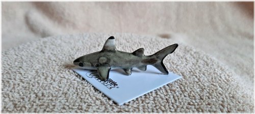 Black Tip Shark "Guardian" Miniature Figurine