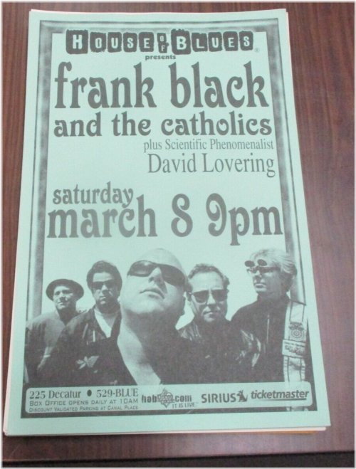 Frank Black and the Catholics Concert Poster
