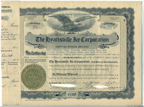 Frosty Heritage Certificate