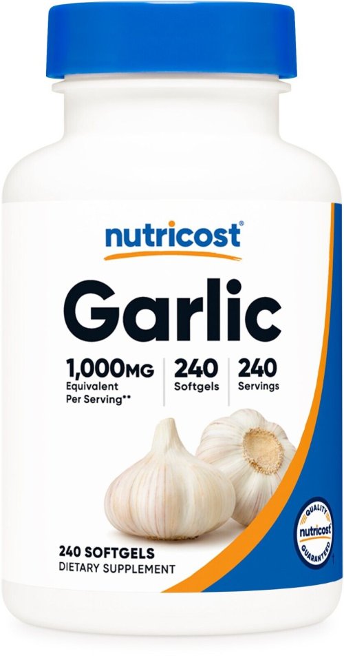 Garlic Potency Plus Softgels - 240 Capsules of Gluten-Free Nutrient Boost