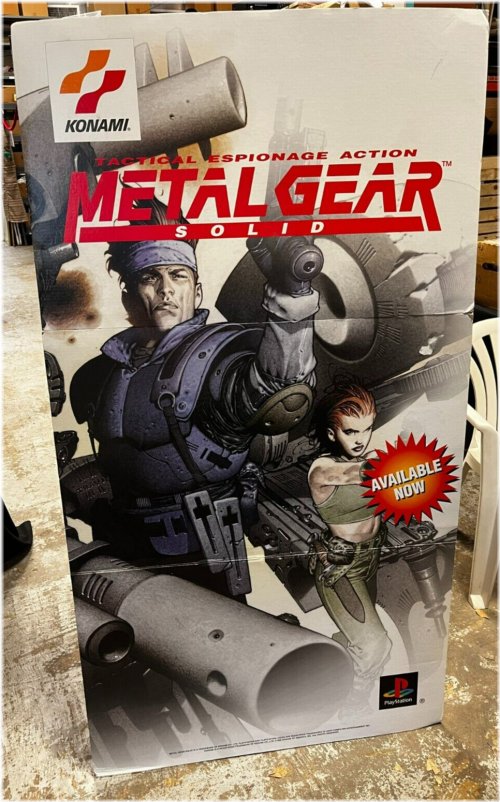 Solid Legacy: PlayStation 1 Metal Gear Standee