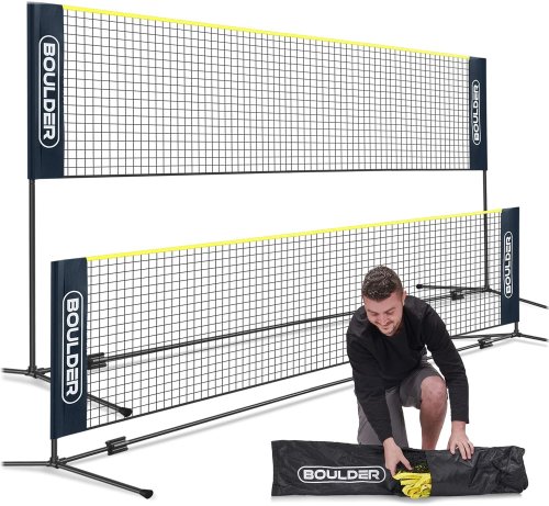 NetPro 17ft Wide Sports Net - Black/Yellow