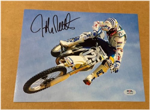 Jeremy McGrath Autographed Motorcross Photo
