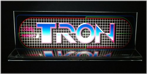 Neon Grid Arcade Marquee with Light Box Display