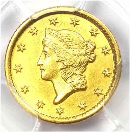 New Orleans Liberty Gold Dollar - PCGS Uncirculated Details (UNC MS)