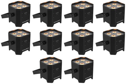 Wireless RGB Par Wash Lights with Bluetooth Connectivity