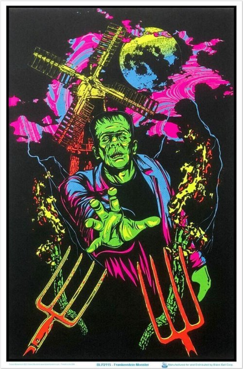 Midnight Creation Glow-in-the-Dark Art Print