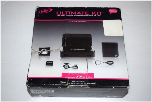 Intec Black DS Lite Gaming Accessory Bundle