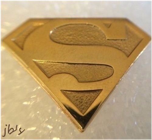Golden Age Superman Shield Tie Tac