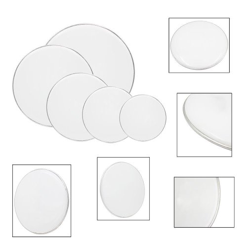 PET White Drum Head Pack - Standard Sizes