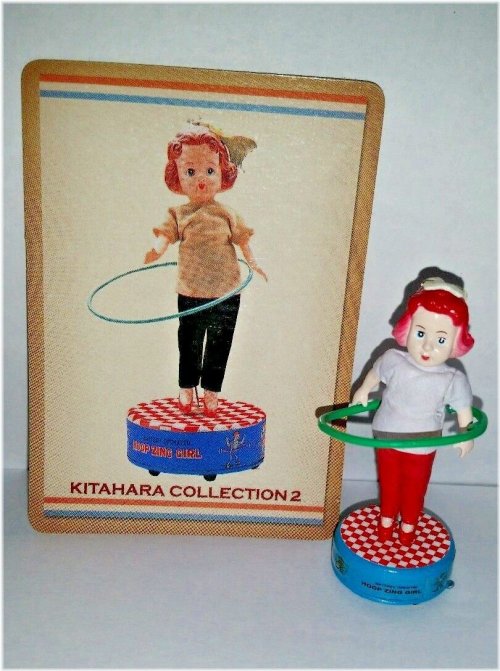 Retro Vinyl Hula Hoop Girl Replica