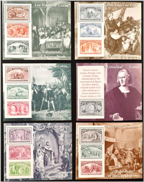 Discovery of America 1992 Stamp Set