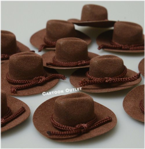 Brown Cowboy Hat Favors