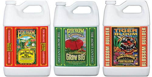 Hydroponic Nutrient Trio - Big Bloom, Grow Big, Tiger Bloom (1 Gallon)