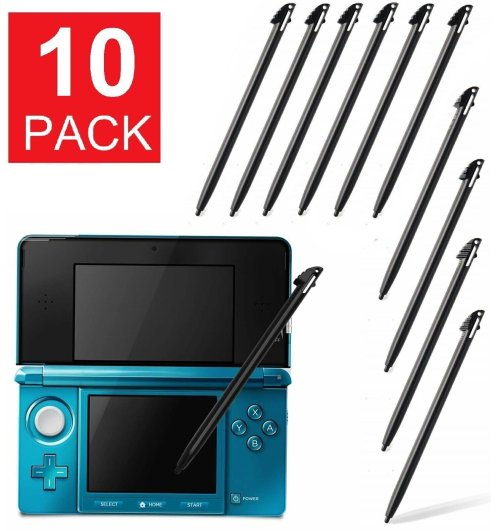 TouchX Stylus Set for Nintendo 3DS XL/LL (10-Pack)