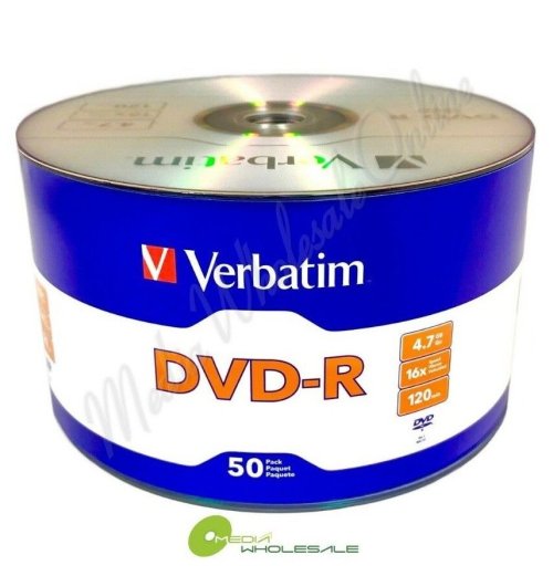 Logo Branded DVD-R Discs by Verbatim