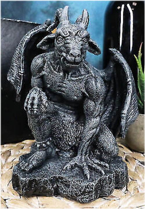 Stone Sentinel Baphomet Statue