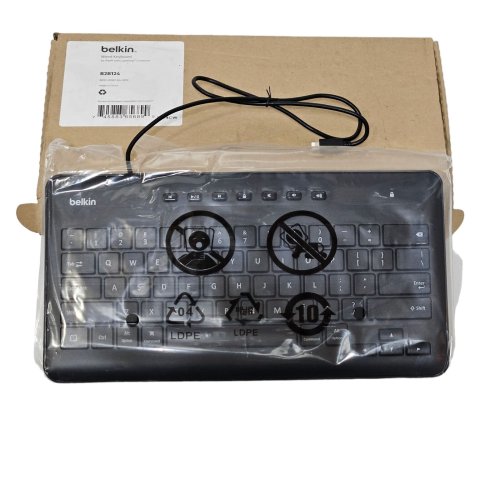 SleekTech Wired Keyboard for iPad - Midnight Black