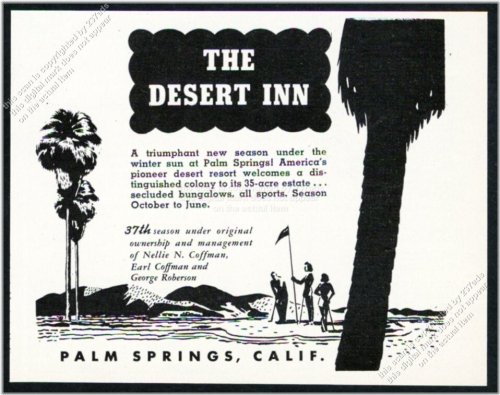 Desert Inn Vintage Golf Course Print Ad