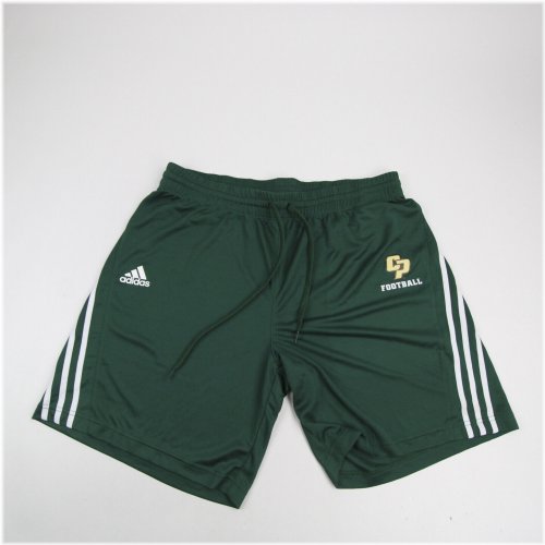 Dark Green Cal Poly Mustangs adidas Men's Athletic Shorts